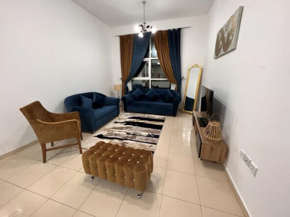 شقة سكنية مفروشة: غرفة وصالة للإيجار في عجمان | For rent a furnished room and lounge