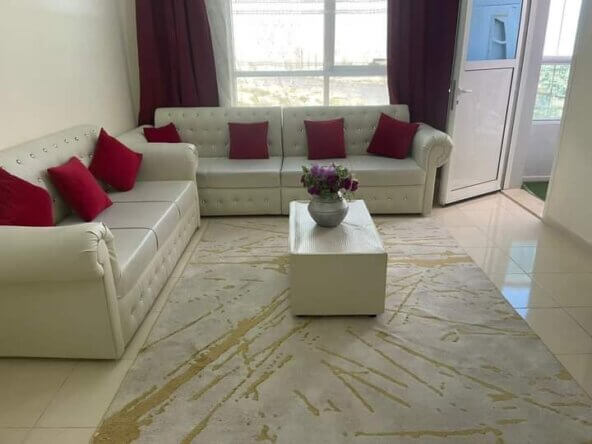 شقة غرفة وصالة للإيجار مفروشة ديلوكس | room and a lounge for rent in Ajman