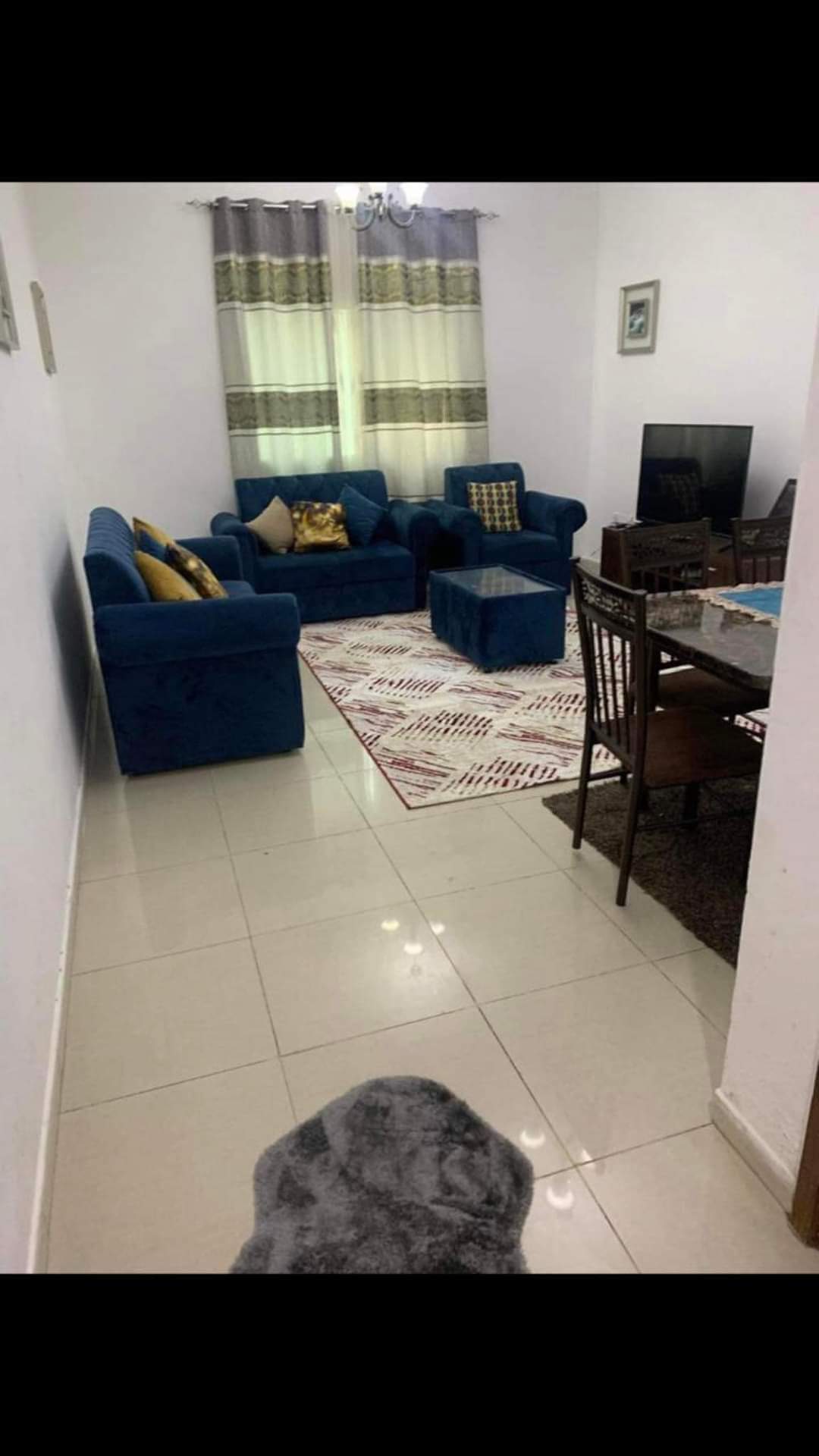 للإيجار غرفة وصالة مفروشة بالتعاون في الشارقة | Furnished room and lounge for rent in Sharjah